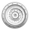 BeaxTurbo Racing Upgrade Parts Losi Super Baja Rey SBR 2.0 1/6 Aluminum Bead Lock Wheel Titanium Silver 1pcs (Silver-Silver) view 4