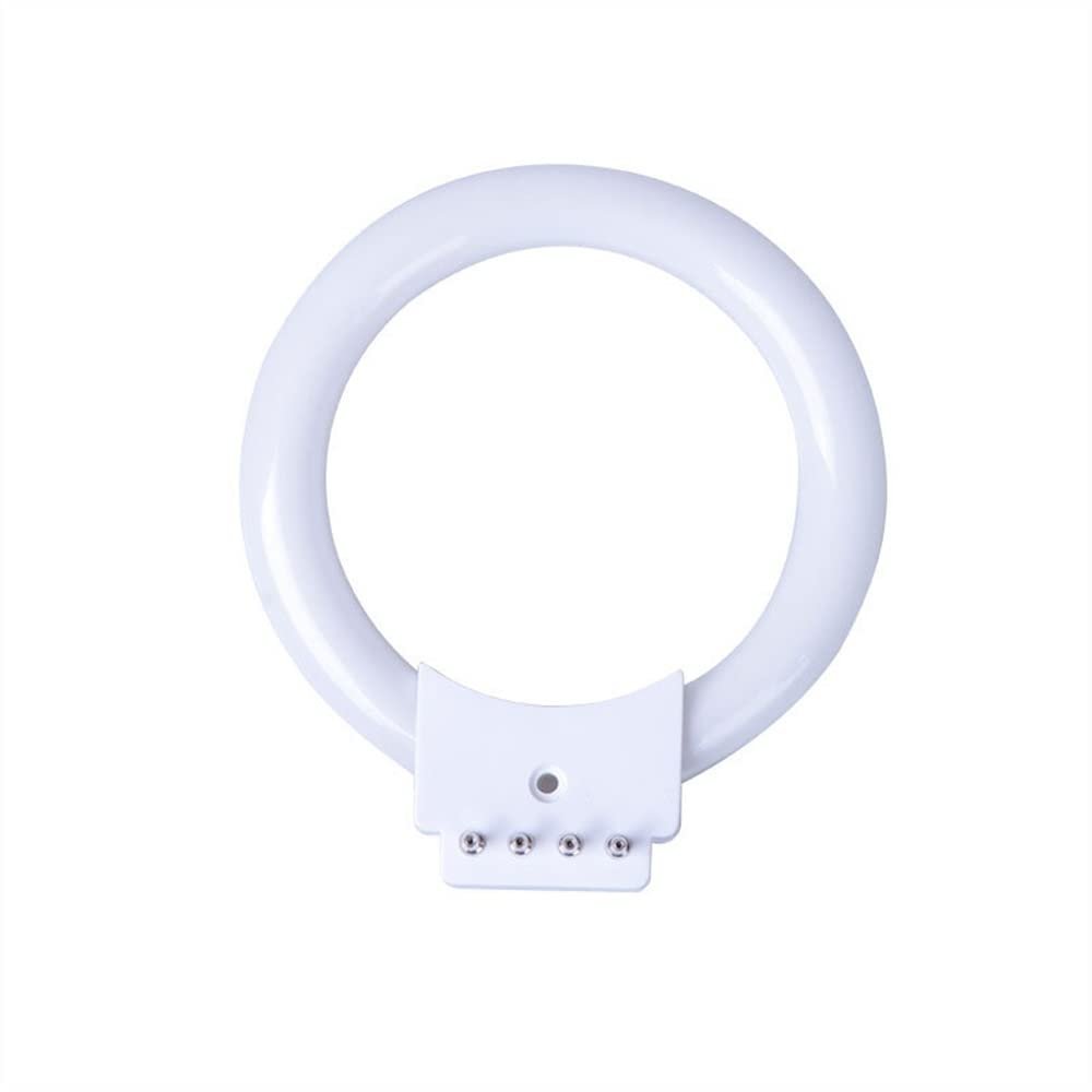 JOEBO Microscope Kit Microscope Fluorescent Ring Lamp White Color Soft Lighting 64mm Inner Diameter Stereo Microscope Top Light 110V 220V Optional Microscope Lens Adapters(Fluorescent Tube)