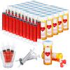 100 Pcs Nursing Graduation Party Supplies 20 Pcs 10 ml Plastic Syringe for Shot Drinks 40 Pcs Empty Pill Bottles with Caps 40 Pcs Sticky Label for Nursing Pharmacist Party Favors BSN Rn LPN Gift view 1