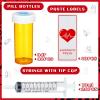 100 Pcs Nursing Graduation Party Supplies 20 Pcs 10 ml Plastic Syringe for Shot Drinks 40 Pcs Empty Pill Bottles with Caps 40 Pcs Sticky Label for Nursing Pharmacist Party Favors BSN Rn LPN Gift view 2