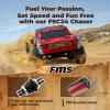 FMS FSC24 Chaser 1/24 RC Car 4X4 Off-Road High-Speed Short-Course Truck, 2 Speed Transmission, Brushless-Ready and 30-Minute Runtime2.4GHz Electric Vehicle Toys Gifts for Adults (Red) view 2