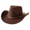 Jastore Toddler Baby Cowboy Hat Infant Baby Boys Girl Cowgirl Hats Kids Western Cowboy Hat (US, Age, 18 Months, 4 Years, Coffee) view 1
