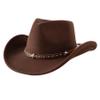 Jastore Toddler Baby Cowboy Hat Infant Baby Boys Girl Cowgirl Hats Kids Western Cowboy Hat (US, Age, 18 Months, 4 Years, Coffee) view 2