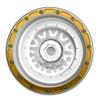 BeaxTurbo Racing Upgrade Parts Losi Super Baja Rey SBR 2.0 1/6 Aluminum Bead Lock Wheel Titanium Silver 1pcs (Silver-Gold) view 4