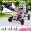 HOMGX Pedal Go Kart, Outdoor Kids Pedal Go Kart with Adjustable Bucket Seat & Rubber Wheels, Brake, Pedal Powered Ride On Kart for Kids 3-5 Years view 3