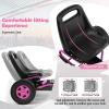 HOMGX Pedal Go Kart, Outdoor Kids Pedal Go Kart with Adjustable Bucket Seat & Rubber Wheels, Brake, Pedal Powered Ride On Kart for Kids 3-5 Years view 4