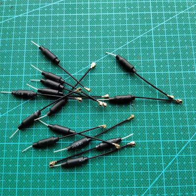 Ancalos 5.8Ghz VTX Antenna BTX 62mm UFL 3 Meterm UFL IPX13 Connector Plug ForBeeBrain V2 FPV Racing Drone Frame Kit Tinywhopp Spare Parts - (Color: 1pcs)