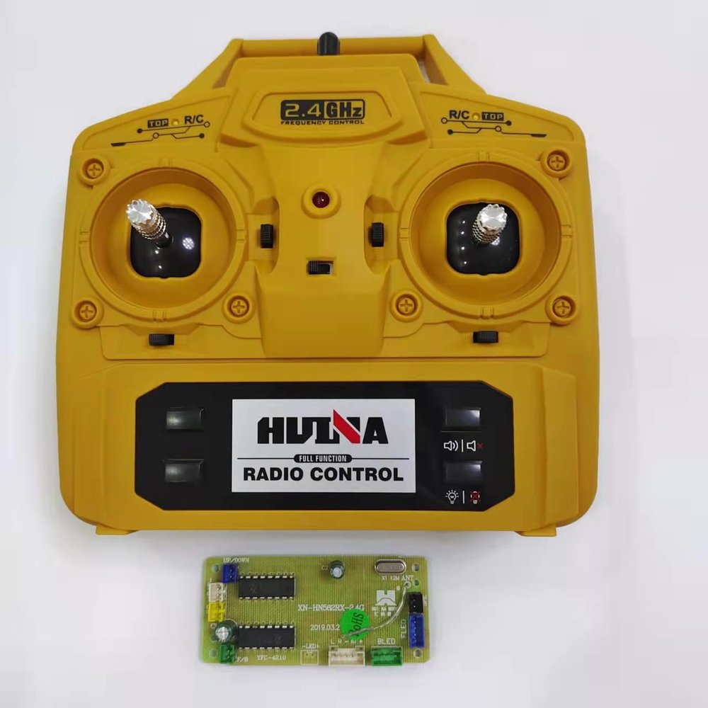 Ancalos Huina Excavator Toy Remote Controller Transmitter 350/510/520/530/540/550/561/570/K336/573/574/577/580/582/583/585/592/593/594 - (Color: Huina 582 TX RX)