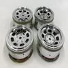 Ancalos HPI #3861#3857 HPI Sprint 2 Nitro RS4 3 Evo 1/10 WHEELS/RIMS F:26MM R:31MM VINTAGE STOCK CAR WHEEL CHORME 6MM OFFSET view 1