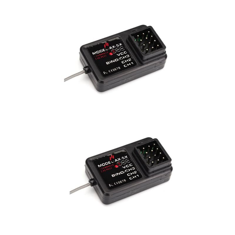 Ancalos Austar Ax5 3ch 2.4g Transmitter Receiver | Austar Ax5s Tg3 Rc Transmitter - Ax5s 2.4g - - (Color: Only 2PCS RX)
