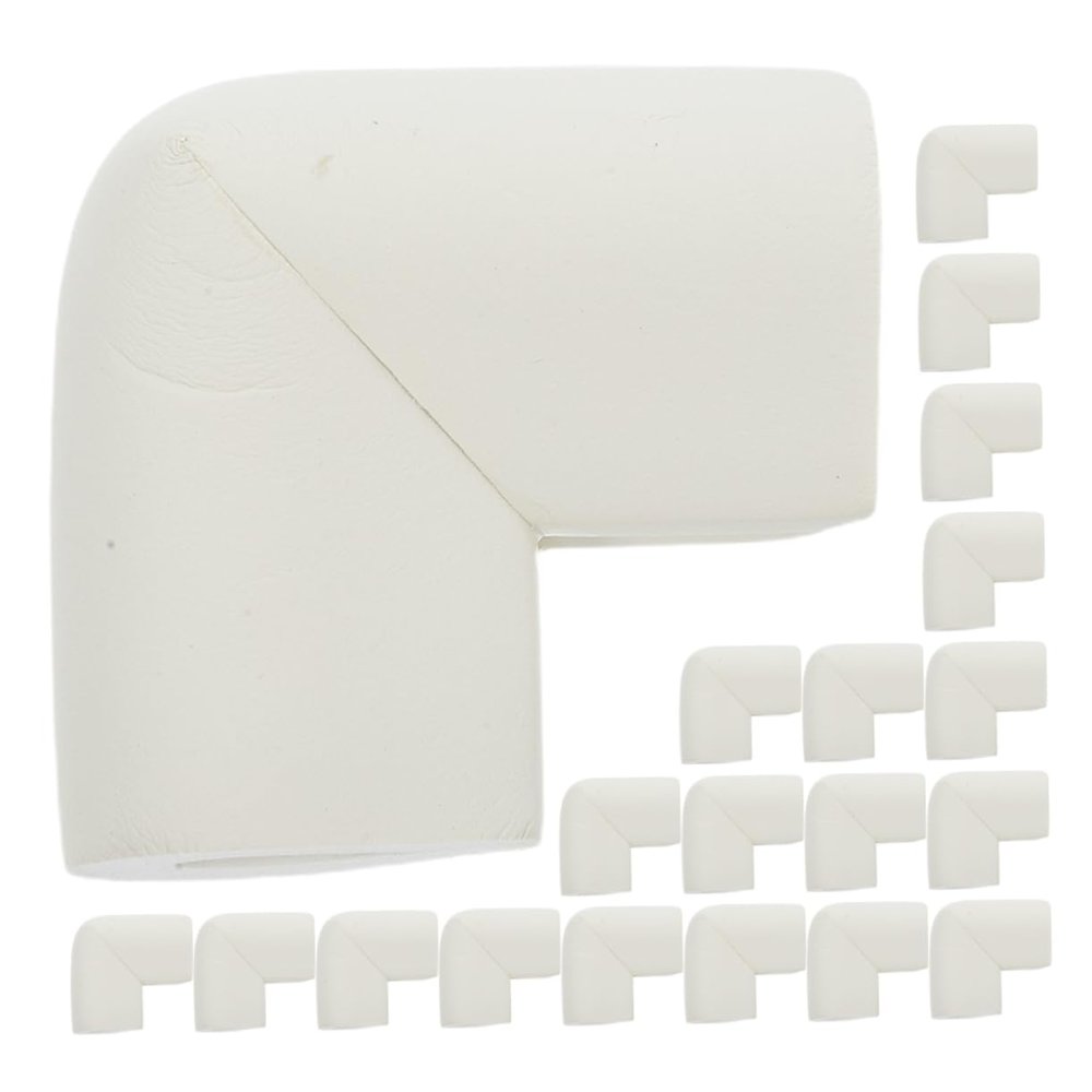 PartyKindom 20 Pack Furniture Corner Guards Easy-apply Adhesive Bumpers for Moving Soft Corner Protectors for Tables Chairs Cabinets