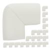 PartyKindom 20 Pack Furniture Corner Guards Easy-apply Adhesive Bumpers for Moving Soft Corner Protectors for Tables Chairs Cabinets view 1