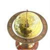 10" Brass World Map Globe, Table Top Item for Decorative, Antique Globe Engraved Armillary, Educational Learning Gift - Compass to navigate it! view 3