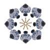 10x Ceramic Porcelain Knob and Handles Pumpkin Shaped Children Room Hardware Drawer Cabinet Knobs for Kids/Children - (Color: Model H) view 1
