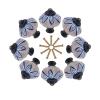 10x Ceramic Porcelain Knob and Handles Pumpkin Shaped Children Room Hardware Drawer Cabinet Knobs for Kids/Children - (Color: Model D) view 1