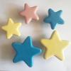 10x Star Ceramic Cabinet Drawer Knobs Porcelain Kids Wardrobe Handles For Closet Cupboard Kitchen Furniture Pulls Hooks - (Color: BigWhiet) view 3