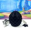 3D Printed Dragon with Dragon Egg, 12 Inches White and Black Cherry Blossom Fidget Dragon Toy, Fidget ADHD Autism Toy, Executive Desk Toy D079-BE view 2