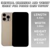 Fake Phone Dummy Prop Phone, Black Screen Decoy PhonePear PhoneNon-Working Phone16 Pro for Kid Play, Display PhoneLook Like Real Phonepro max16 (16ProMax,Desert Titanium,Black Screen) view 2