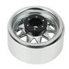 Ylwxzenith Aluminum Alloy Wheel Rim Beadlock 2.2in, Replacement for TRAX4 SCX10 90046 AXI03007 RedCat Gen8, Strong Sturdy Rim Hub, Easy Install, Supports Tires, 4pcs Set (Silver) view 4