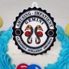 Gemini Themed 7 Piece Birthday Cake Topper Set view 2
