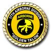 17th Airborne Division Golden Talon WWII Service Challenge Coin view 3