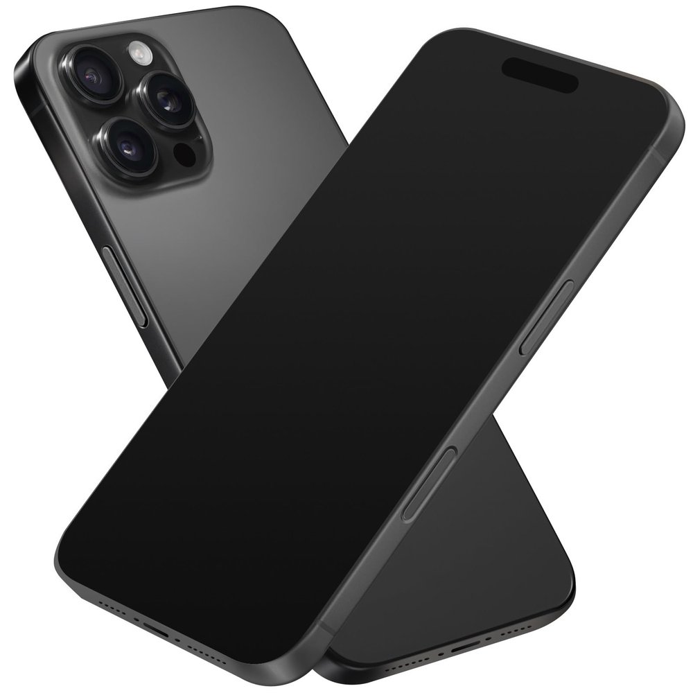 Fake Phone Dummy Prop Phone, Black Screen Decoy PhonePear PhoneNon-Working Phone16 Pro for Kid Play, Display PhoneLook Like Real Phonepro max16 (16ProMax,Black Titanium,Black Screen)