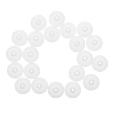 BELLIFFY 20pcs Dual Plastic Pulley Wheels for Projects Speed Reduction Function Easy to Install Versatile Use Belts for Model Accessories