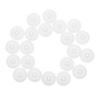 BELLIFFY 20pcs Dual Plastic Pulley Wheels for Projects Speed Reduction Function Easy to Install Versatile Use Belts for Model Accessories view 1