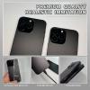 Dummy Fake Phone Model, Looks Like The Real Phone Compatible with Phone 16 PM, for Cell Phone Store Display or Send a Toy Phone for Kids (16ProMax,Black Titanium,The Screen is Printed with Patterns) view 3