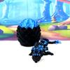 3D Printed Dragon with Dragon Egg, 12 Inches Black and Blue Cherry Blossom Fidget Dragon Toy, Fidget ADHD Autism Toy, Executive Desk Toy D080-BBE view 1
