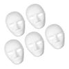 ANDRESLAD 5pcs Blank White Masks for Boy Girl Paintable Carnival Masquerade Crafts Safe Material Creative Fun for Parties Group Activities and Unique view 1