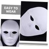 ANDRESLAD 5pcs Blank White Masks for Boy Girl Paintable Carnival Masquerade Crafts Safe Material Creative Fun for Parties Group Activities and Unique view 3