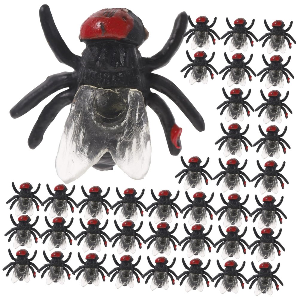 50pcs April Fools Day Tricky Props Filler Halloween Decorations Realistic Fake Roaches Prank Toilet Simulated Artificial Inflatable
