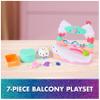 DreamWorks GABBY'S Dollhouse The Movie, Cakey Cat's Sweet Treat Balcony with Toy Figure & Dollhouse Accessories, Kids Toys for Girls & Boys Ages 3 and Up view 2
