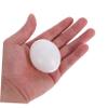 Alasum 60pcs Painted Eggs Egg Artificial Eggs to Decorate Imitation Eggs Polystyrene Eggs Fake Eggs Paintable Eggs to Paint Egg Cartons Eggs for Chickens Fake Eggs White view 3