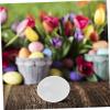 Alasum 60pcs Painted Eggs Egg Artificial Eggs to Decorate Imitation Eggs Polystyrene Eggs Fake Eggs Paintable Eggs to Paint Egg Cartons Eggs for Chickens Fake Eggs White view 4