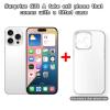 Dummy Fake Phone Model, Looks Like The Real Phone Compatible with Phone 16 PM, for Cell Phone Store Display or Send a Toy Phone for Kids (16ProMax,White Titanium,The Screen is Printed with Patterns) view 4