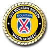 10th Mountain Division Mountaineer WWII Service Challenge Coin view 3