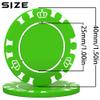 100 Custom Poker Chips, 40MM Custom Drink Tokens Personalized Logo, Image and Text, Double Side UV Full Color Printing Custom Drink Chips for Bar, Party, Business Cards, Company Logo and Promotions view 2