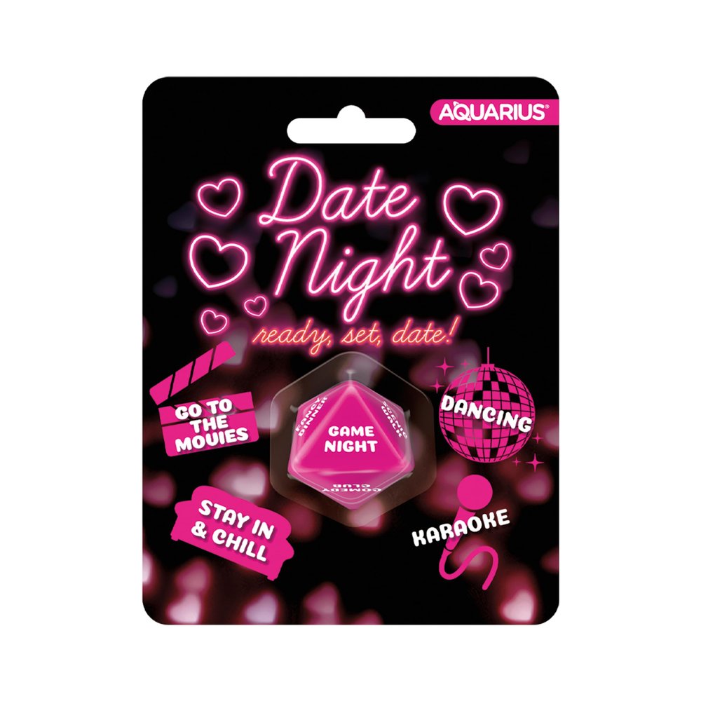 Aquarius Date Night Dice 8 Sided Dice Game