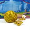 3D Printed Dragon with Dragon Egg, 12 Inches Fidget Dragon Toy, Gold and White Cherry Blossom Dragon Toy, Fidget ADHD Autism Toy, Executive Desk Toy D071-GE view 2