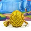 3D Printed Dragon with Dragon Egg, 12 Inches Fidget Dragon Toy, Gold and White Cherry Blossom Dragon Toy, Fidget ADHD Autism Toy, Executive Desk Toy D071-GE view 4