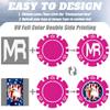 100 Custom Poker Chips, 40MM Custom Drink Tokens Personalized Logo, Image and Text, Double Side UV Full Color Printing Custom Drink Chips for Bar, Party, Business Cards, Company Logo and Promotions view 4