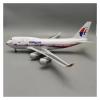 LIUSANGLIU Scale Aircraft 1/130 for Malaysia Boeing B747 Aircraft Model Lighted Resin Airplane Simulated Scale Aircraft Suitable for Display(with Light) view 2