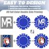 100 Custom Poker Chips, 40MM Custom Drink Tokens Personalized Logo, Image and Text, Double Side UV Full Color Printing Custom Drink Chips for Bar, Party, Business Cards, Company Logo and Promotions view 4