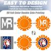 100 Custom Poker Chips, 40MM Custom Drink Tokens Personalized Logo, Image and Text, Double Side UV Full Color Printing Custom Drink Chips for Bar, Party, Business Cards, Company Logo and Promotions view 4