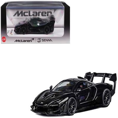 1/64 CM Model Senna GTR (Black) Limited Edition Diecast Car Model - CM64-SENNAGTR-01