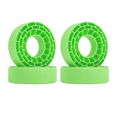 DUHWQ 4 Piece Foam Rubber Inserts Suitable Compatible with 62-64mm 24mm 1.0 Tires(Green)