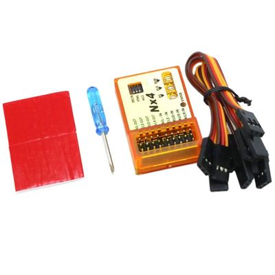 Flight Controller With 3D Gyroscope Balance Compatible With Fixed Wing Aircraft Supporting Rate Hold And Gyro Off Modes Compatible With Similar Models To ZMR NX4 PRO EVO In 43x28x15mm Size Operating O