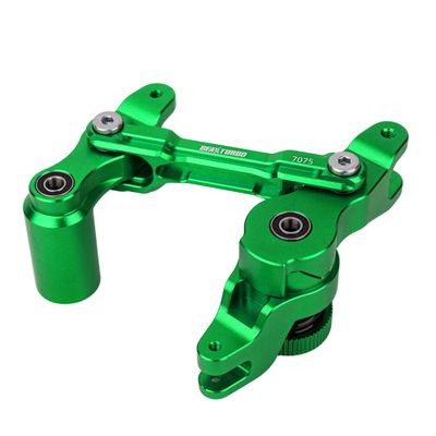 BEAXTURBO Racing Upgrade Parts CNC Aluminum7075 Servo Steering Bell Crank Assembly for TRAXXAS XRT1/6 8S (Green)